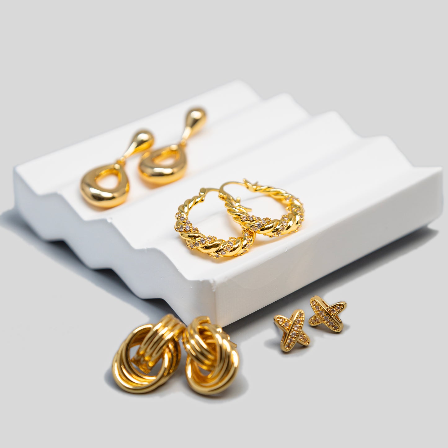 Twist Hoops Earrings