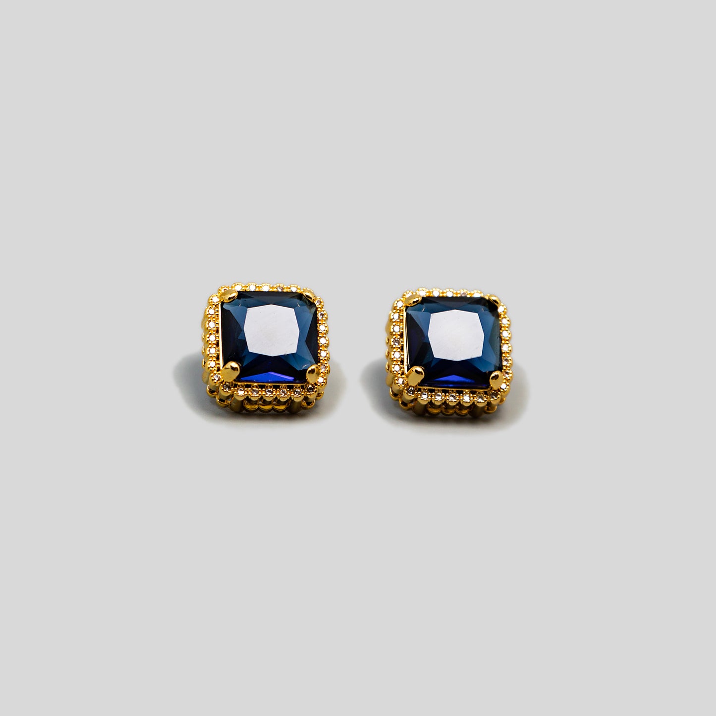 Blue Crystal Earrings