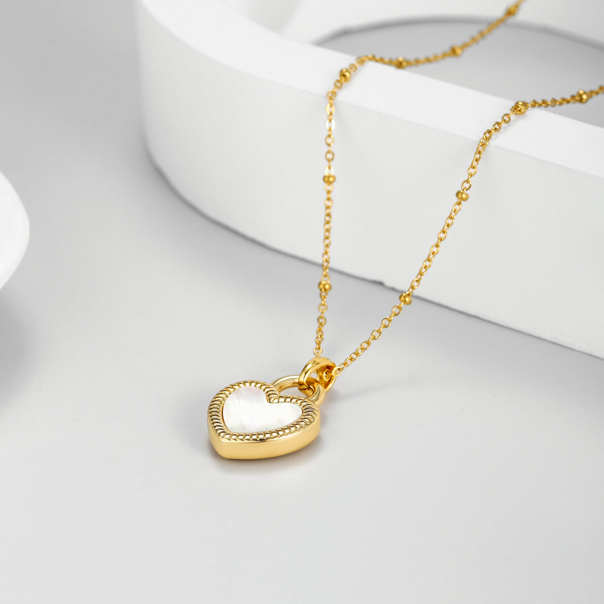 Reversible Heart Pendant Necklace