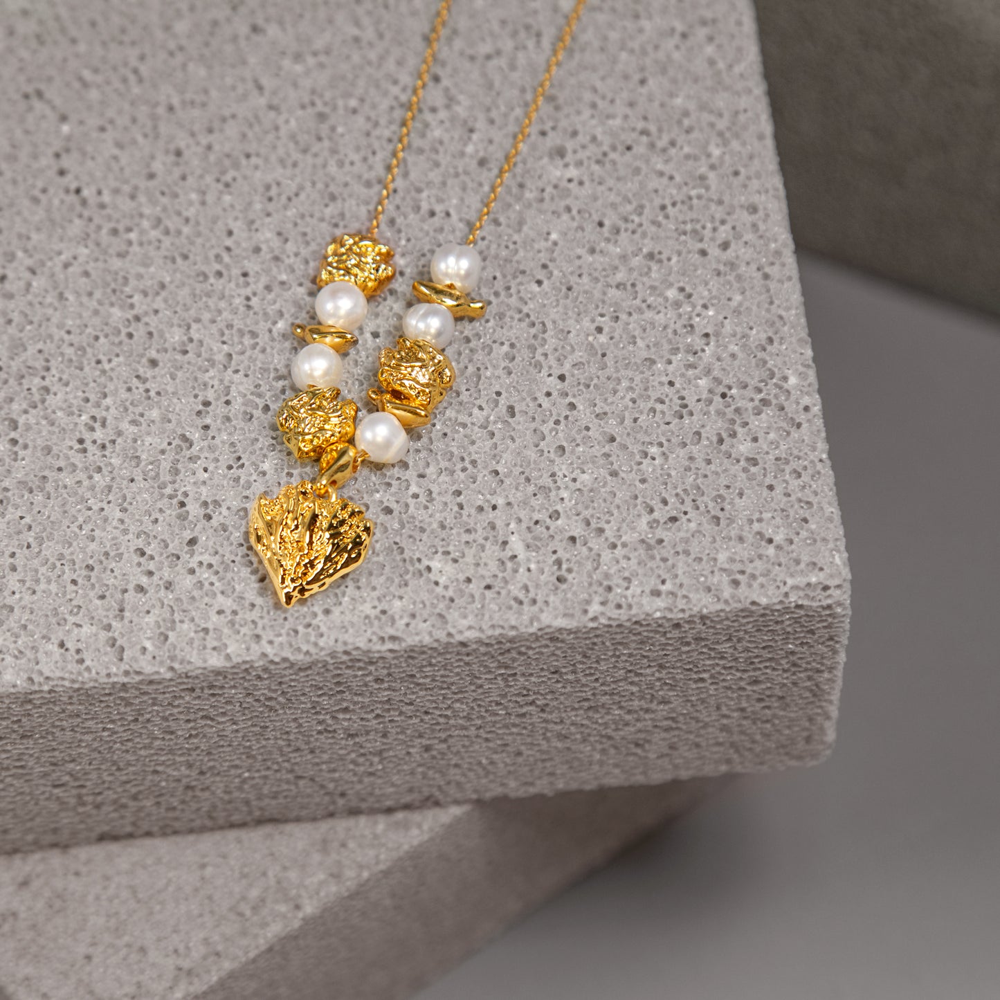 Pearl Heart Necklace