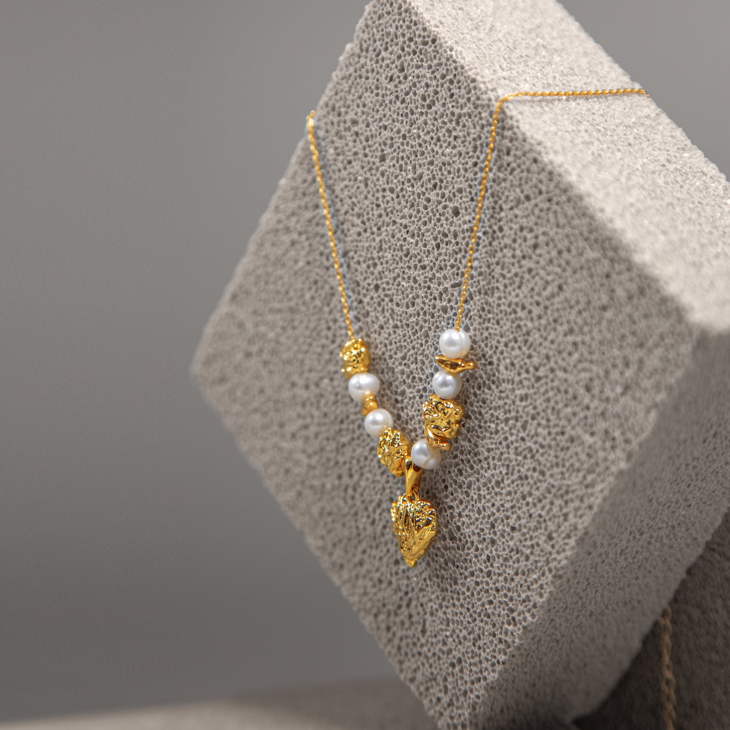 Pearl Heart Necklace