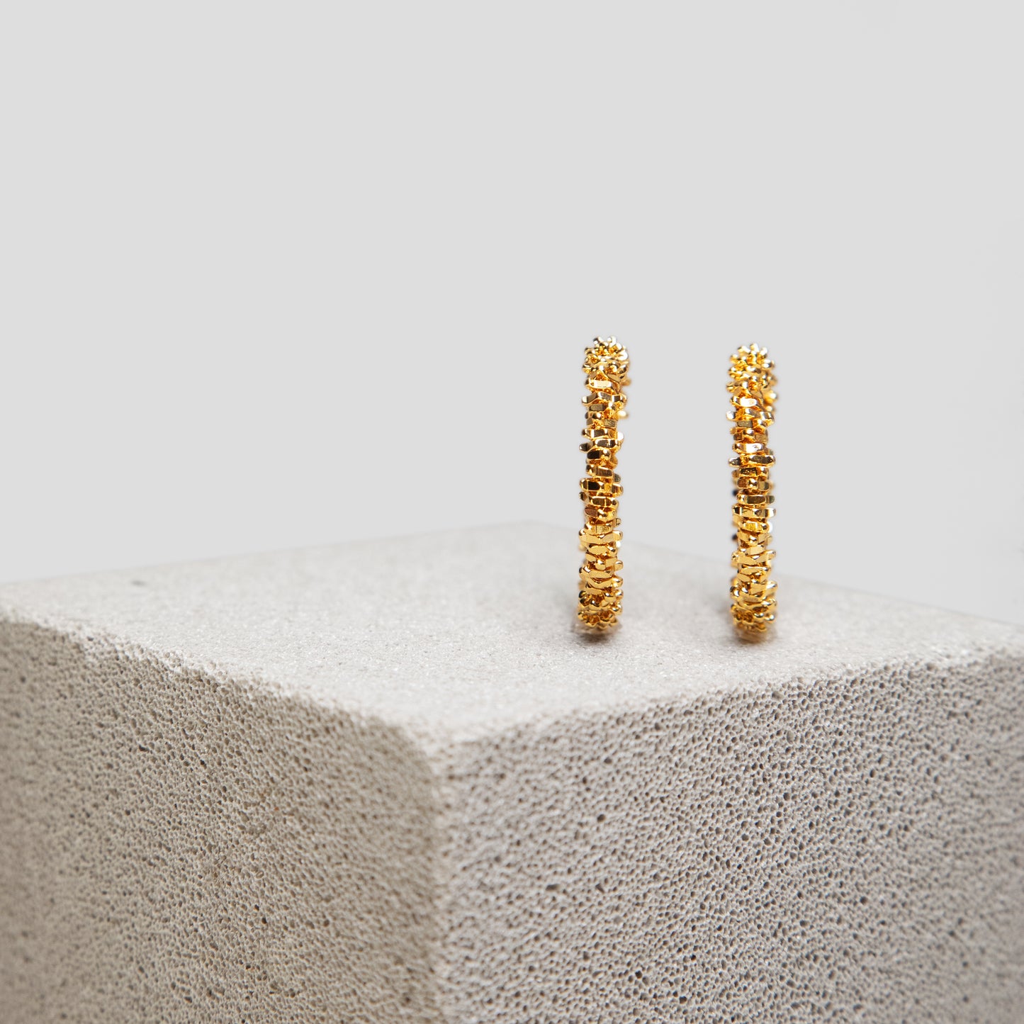 Fragmented Hoops Earrings