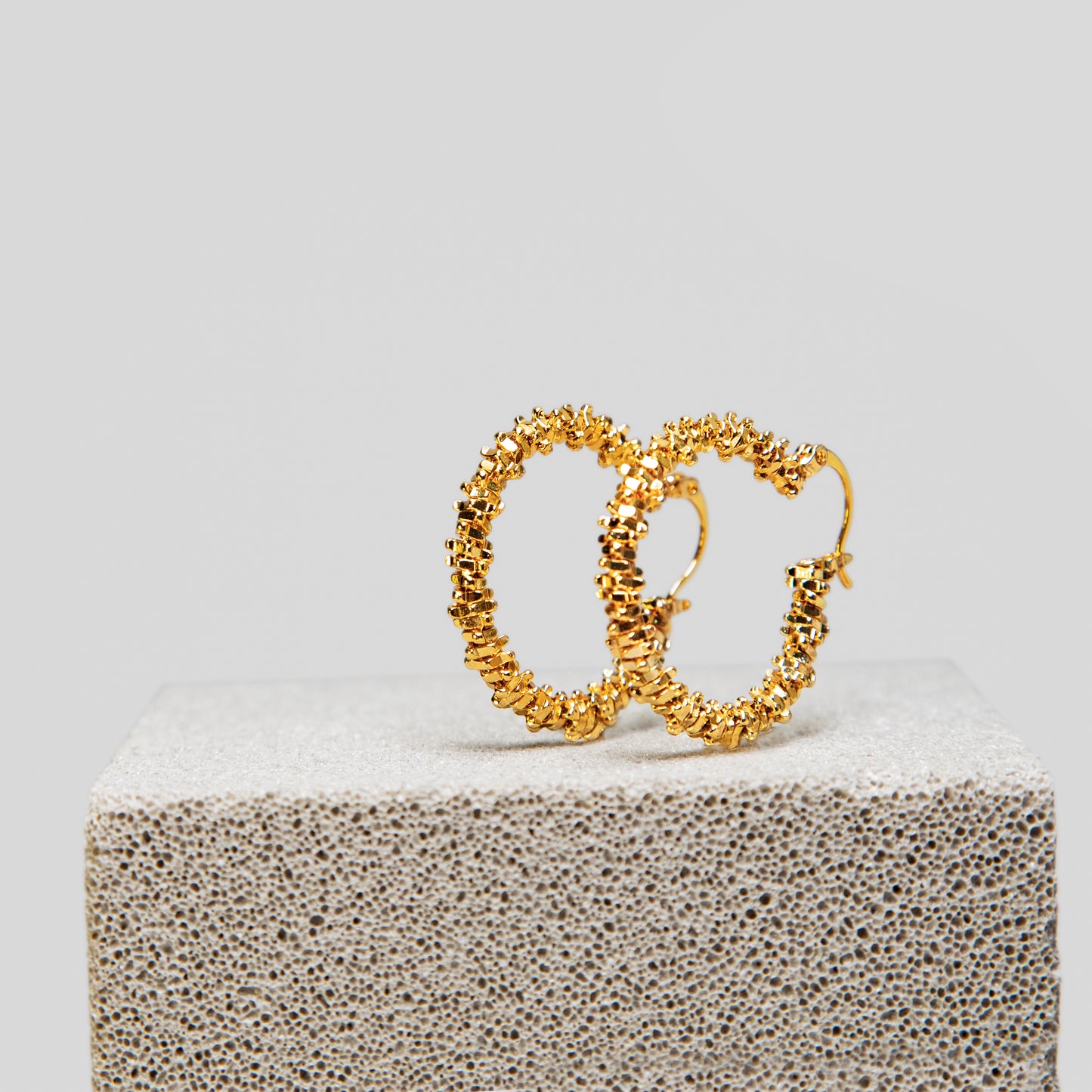 Fragmented Hoops Earrings