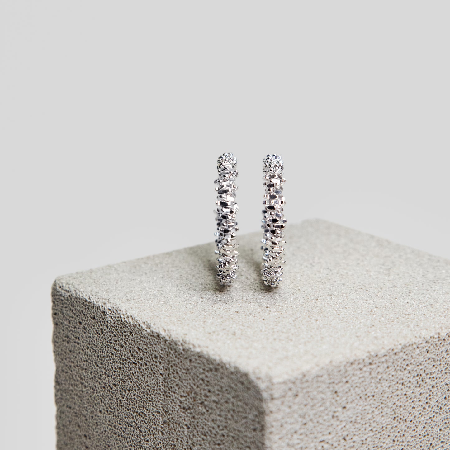 Fragmented Hoops Earrings