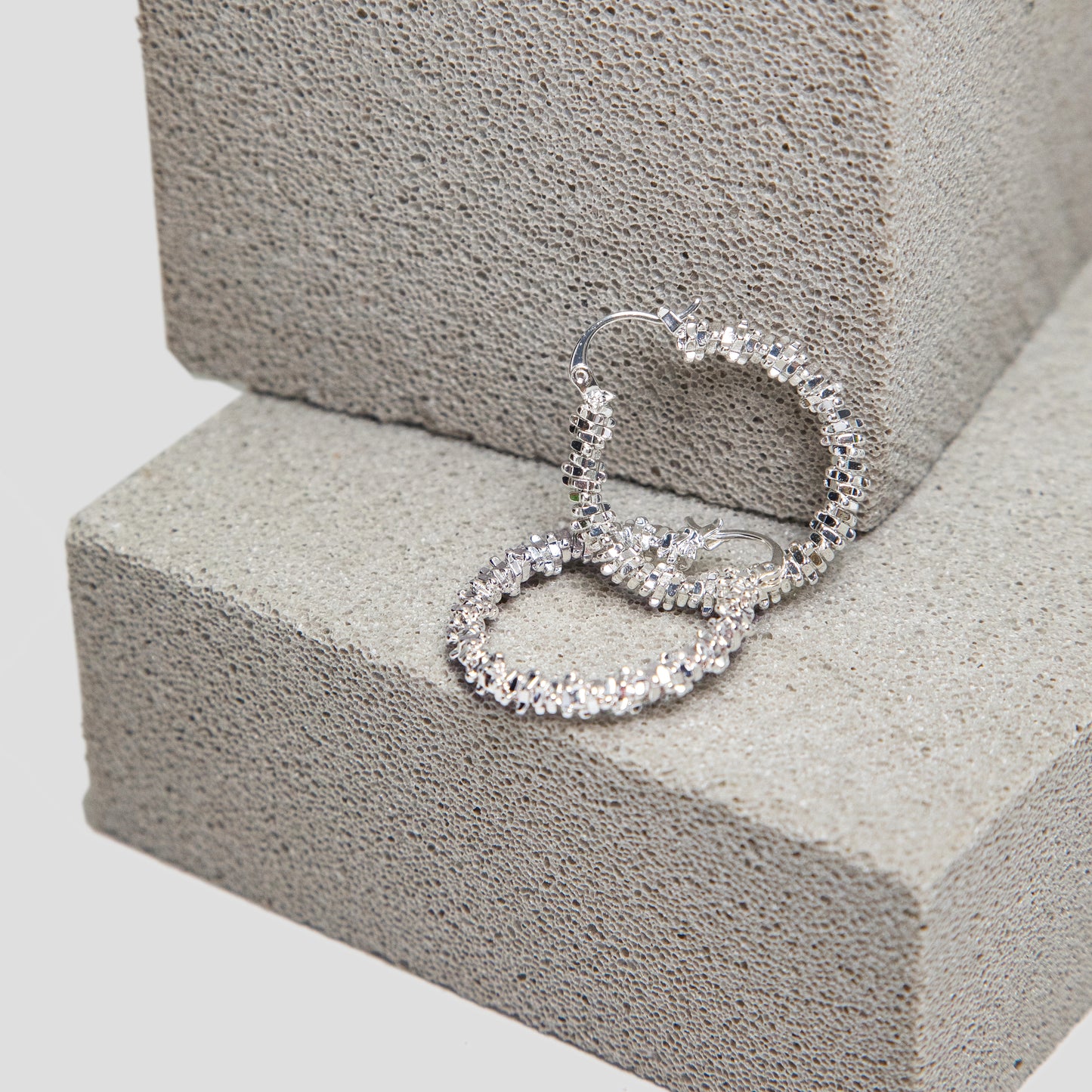 Fragmented Hoops Earrings