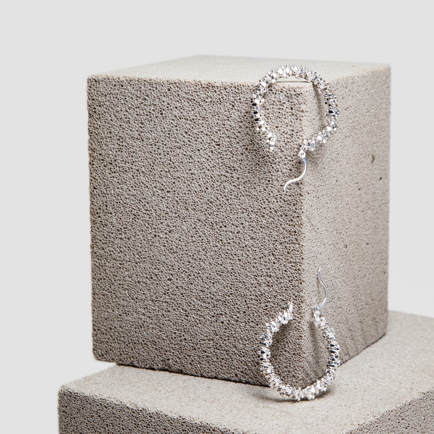 Fragmented Hoops Earrings