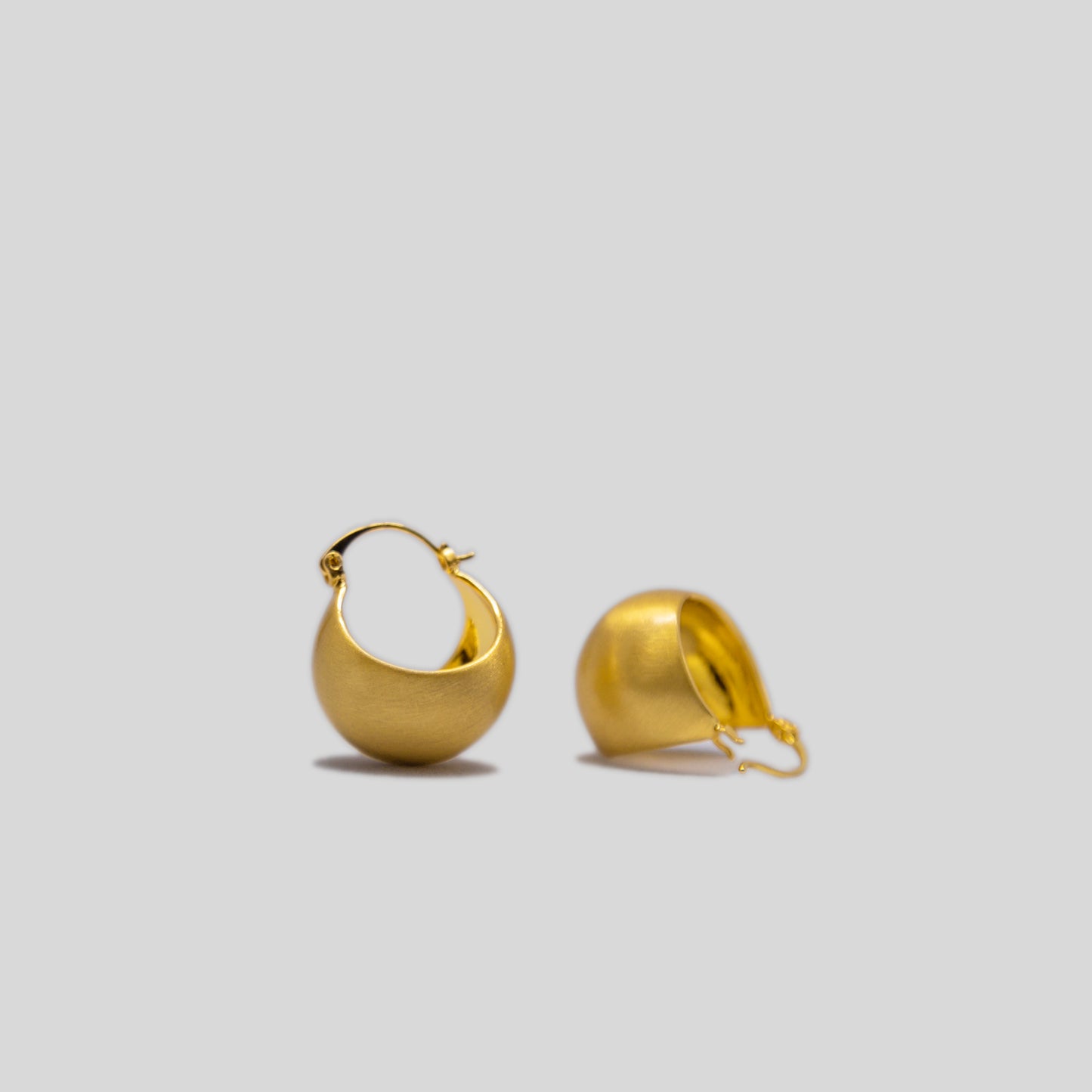 Brushed Bell Earrings