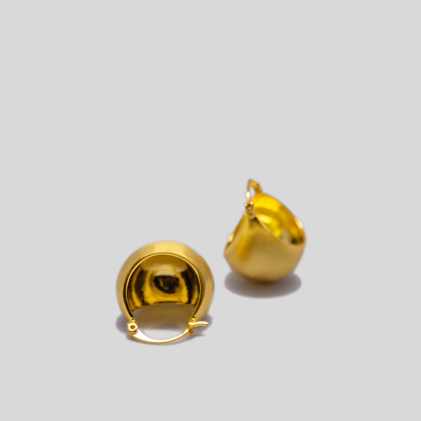 Brushed Bell Earrings
