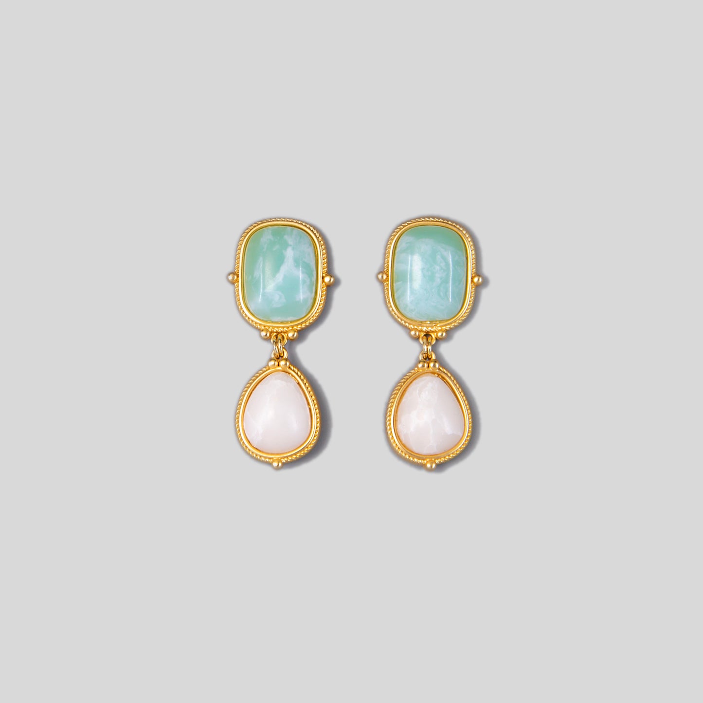 Retro Stone Earrings