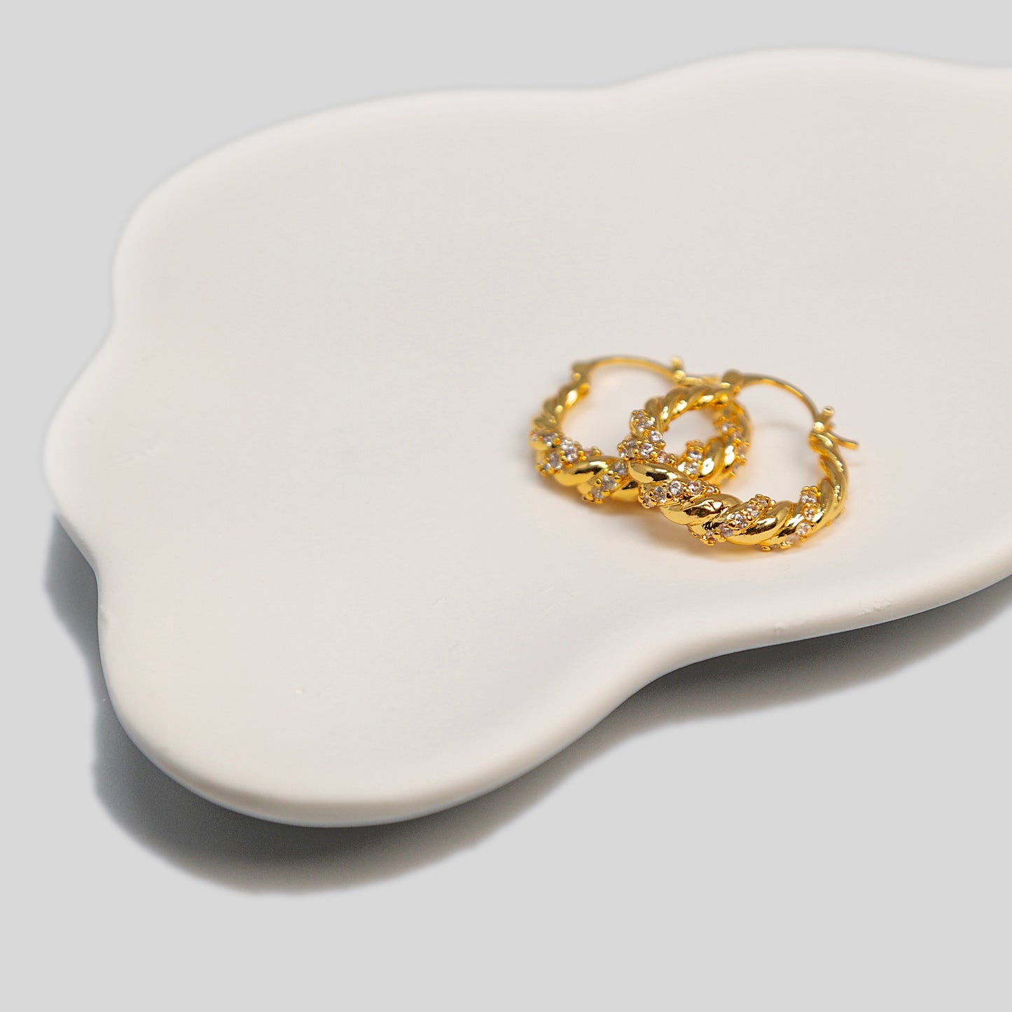 Twist Hoops Earrings