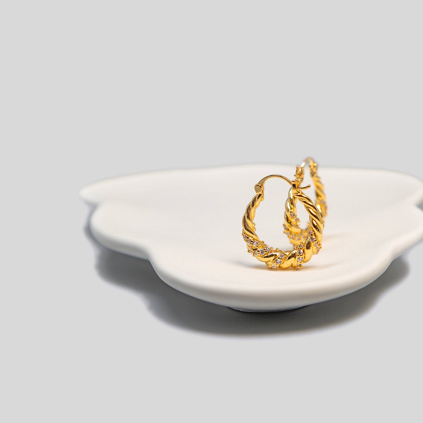 Twist Hoops Earrings