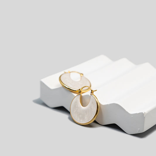 Enamelled Reversible Earrings