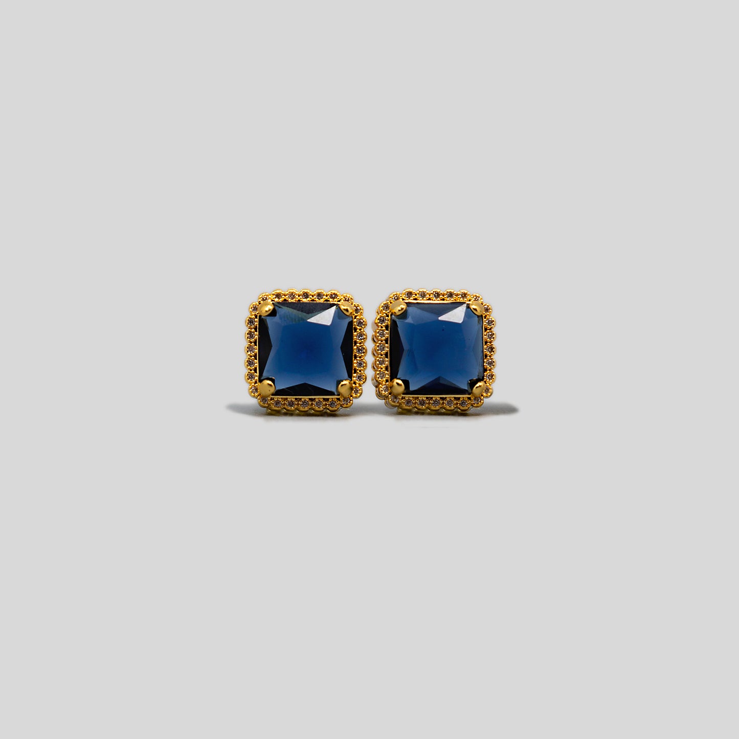 Blue Crystal Earrings