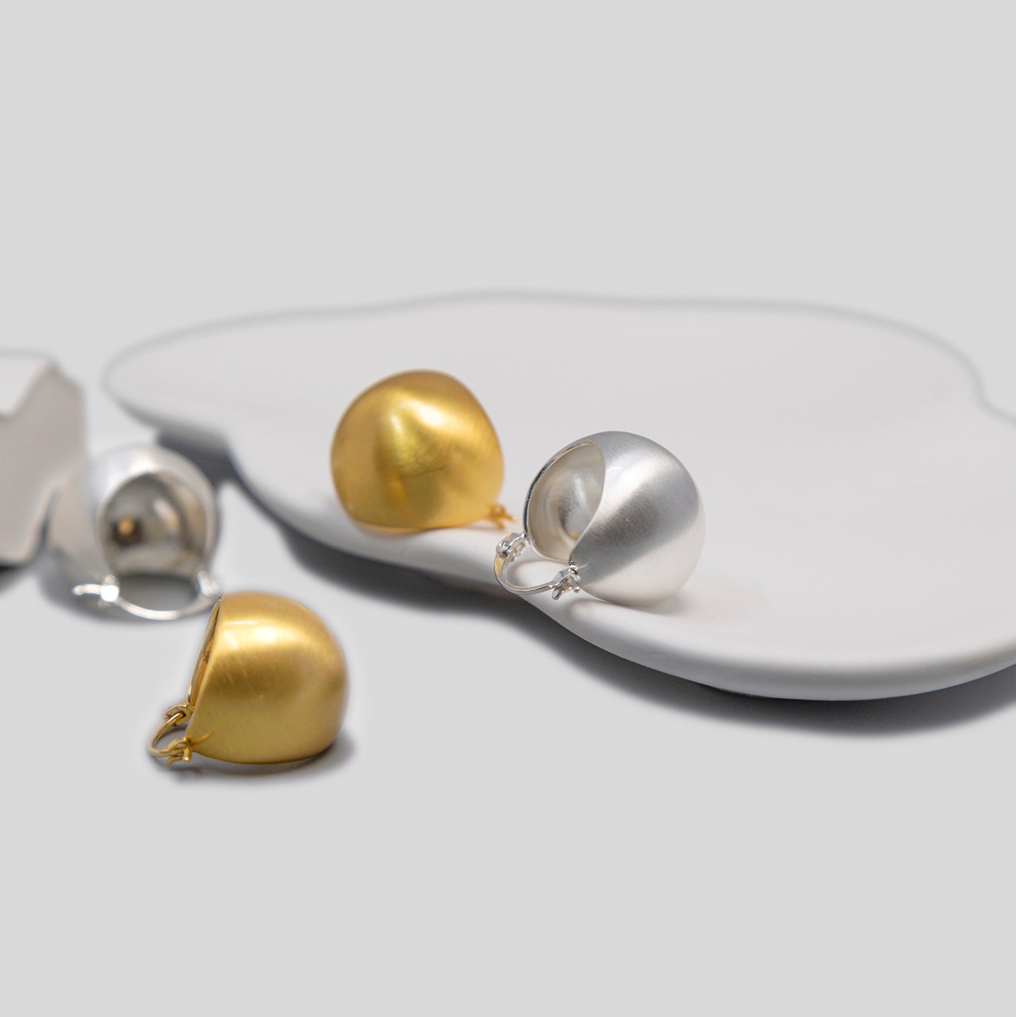 Brushed Bell Earrings