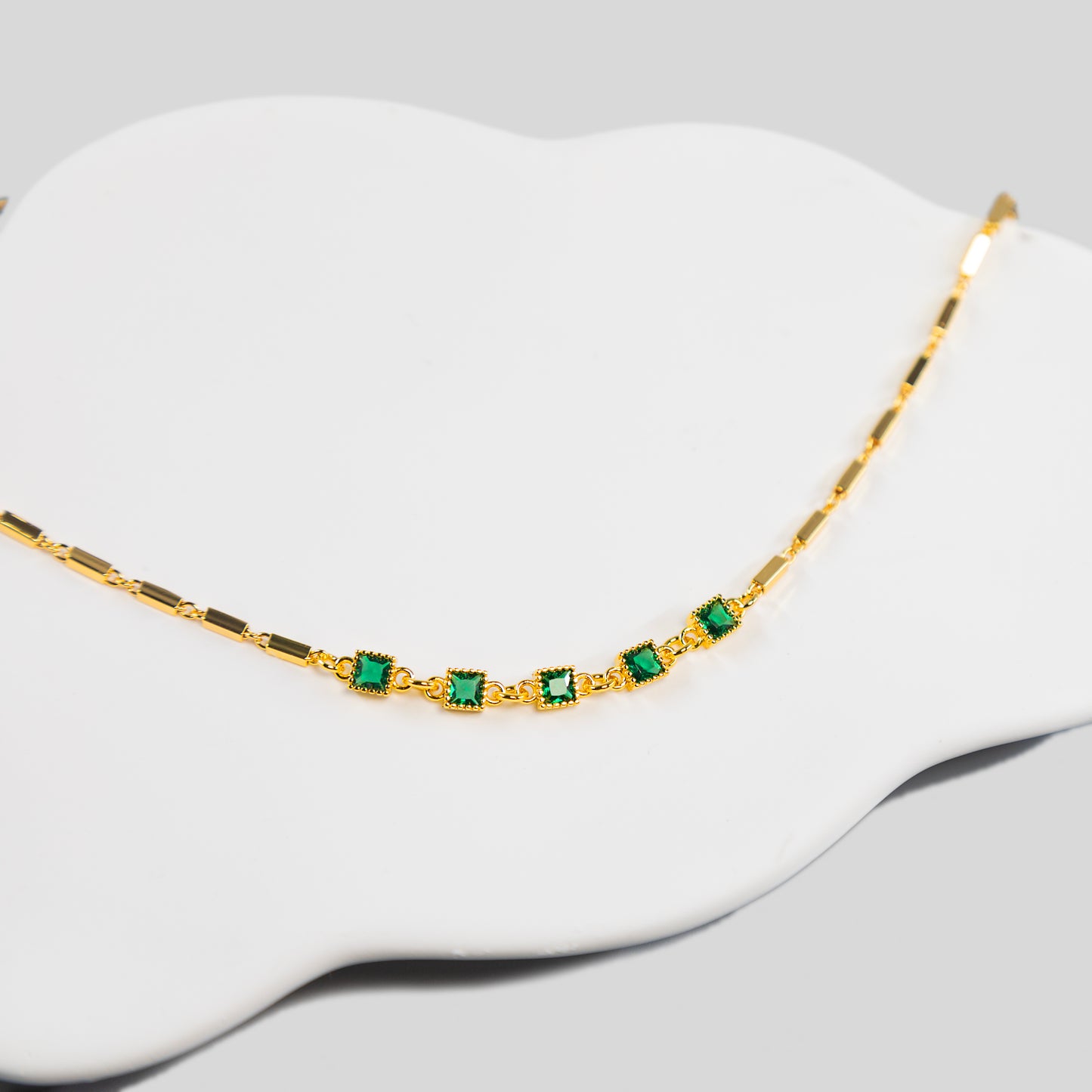 Green Zircon Necklace