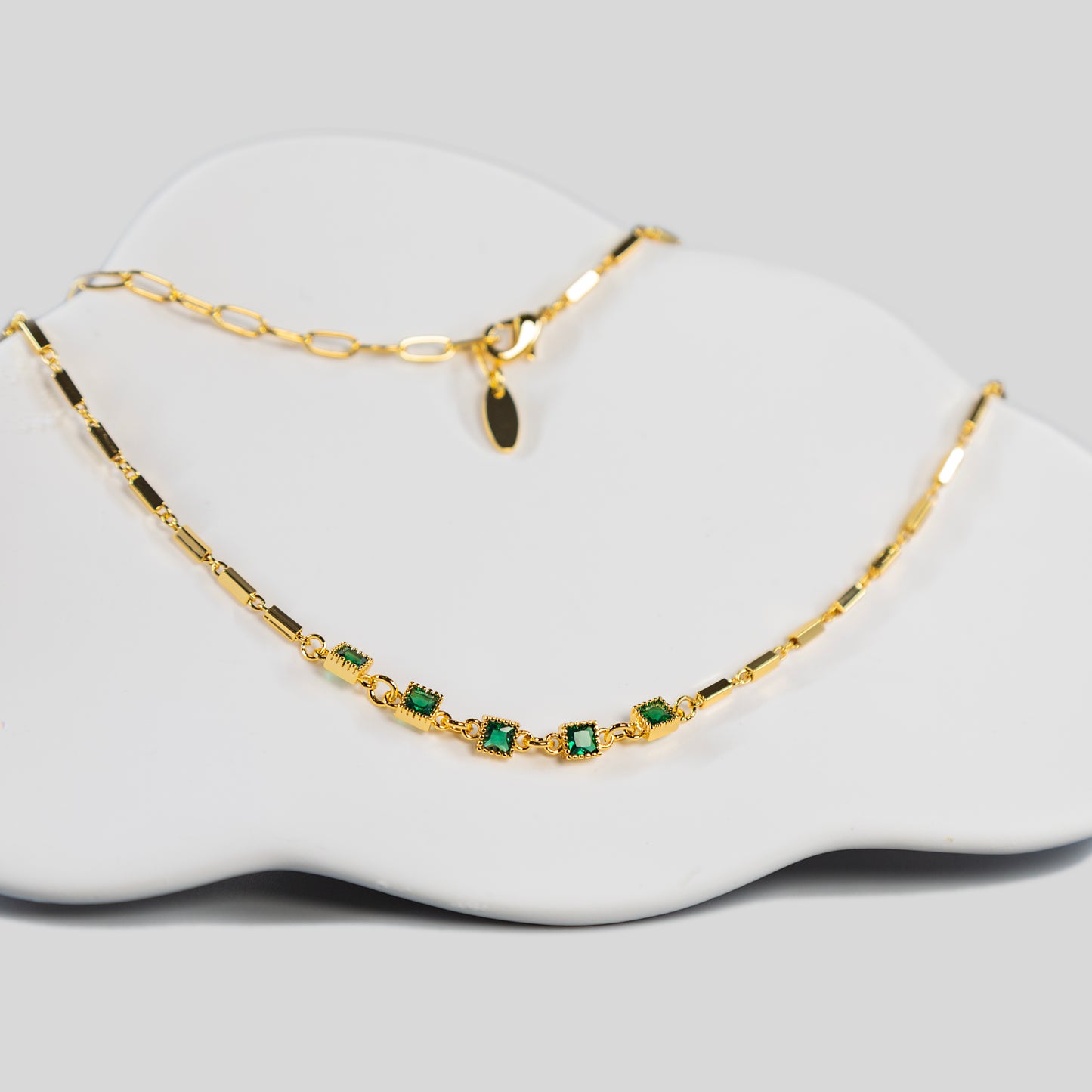 Green Zircon Necklace