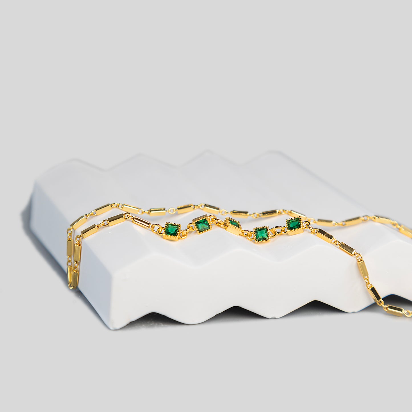 Green Zircon Necklace