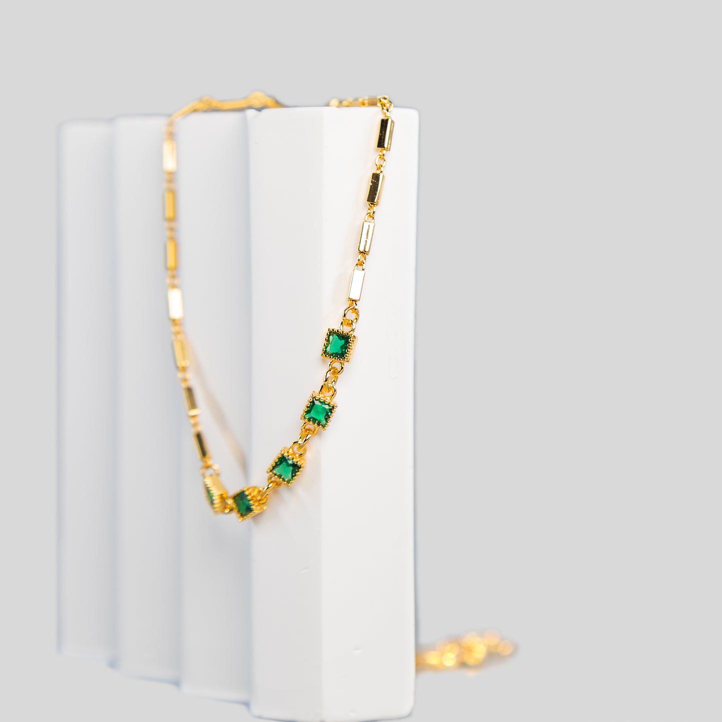 Green Zircon Necklace