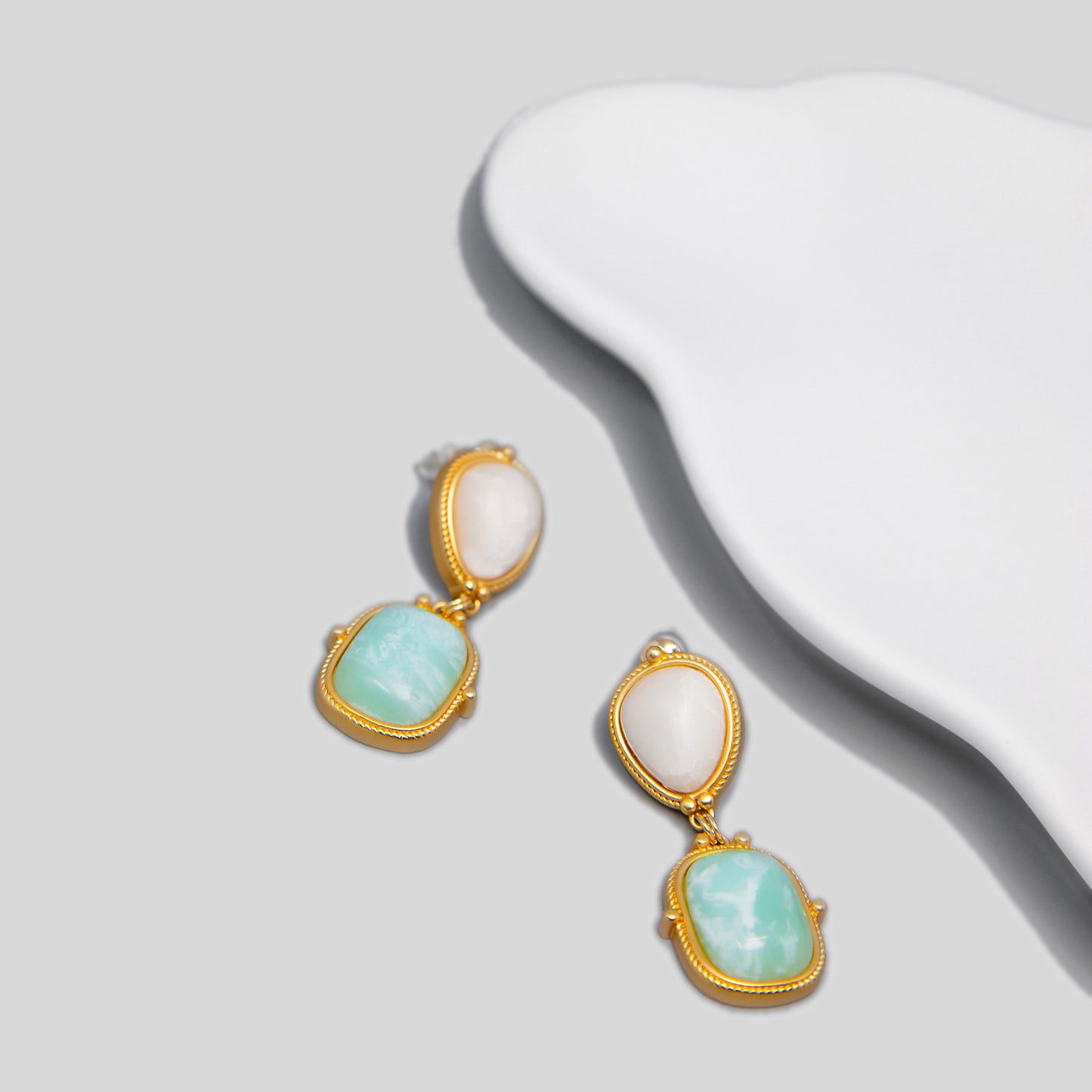 Retro Stone Earrings