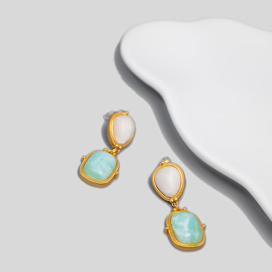 Retro Stone Earrings