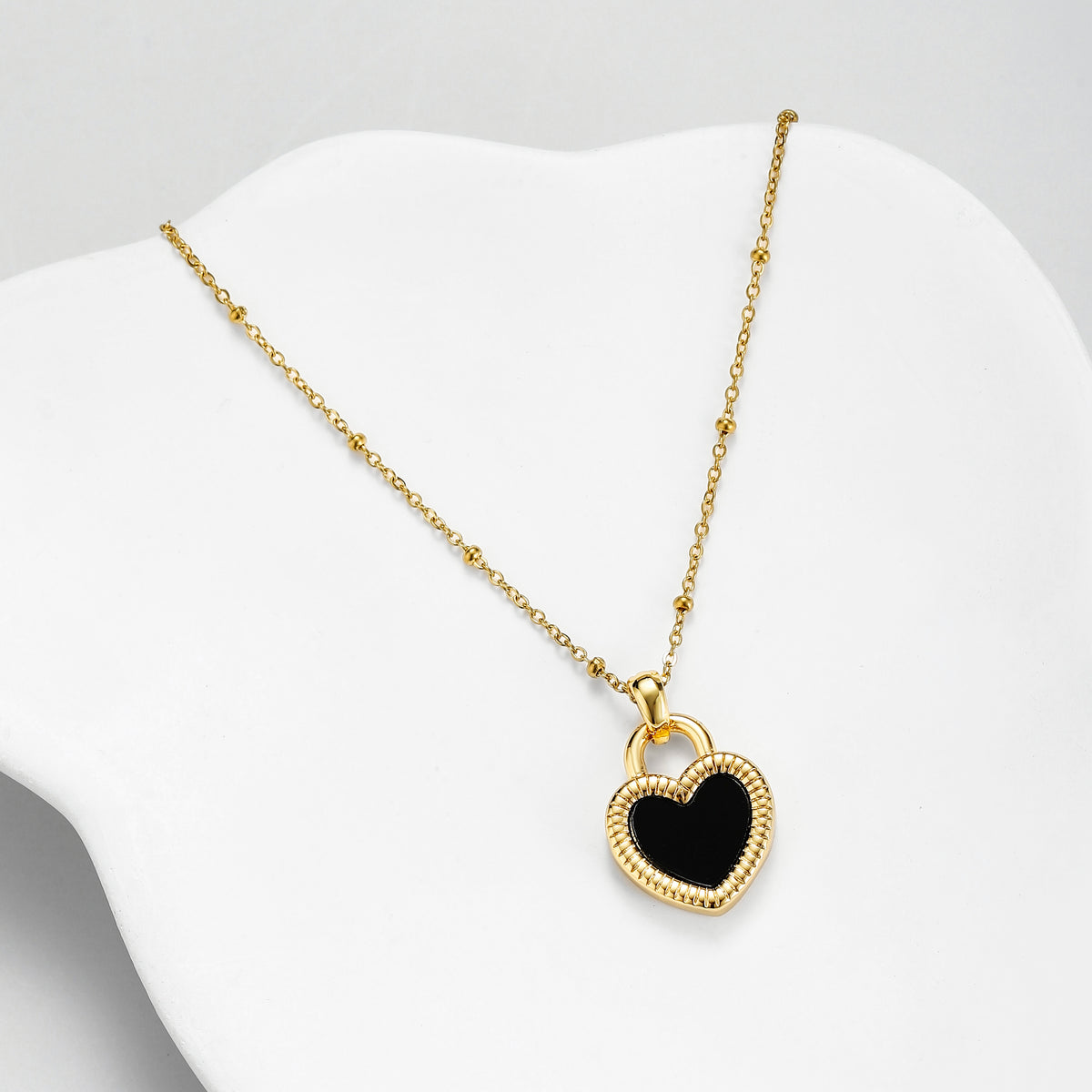 Reversible Heart Pendant Necklace