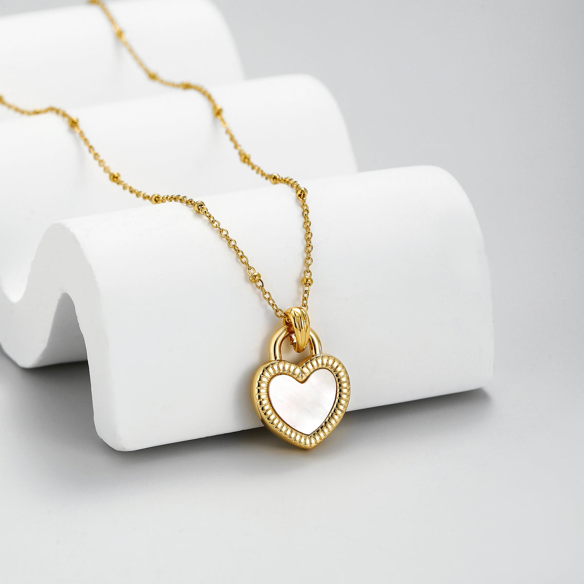 Reversible Heart Pendant Necklace