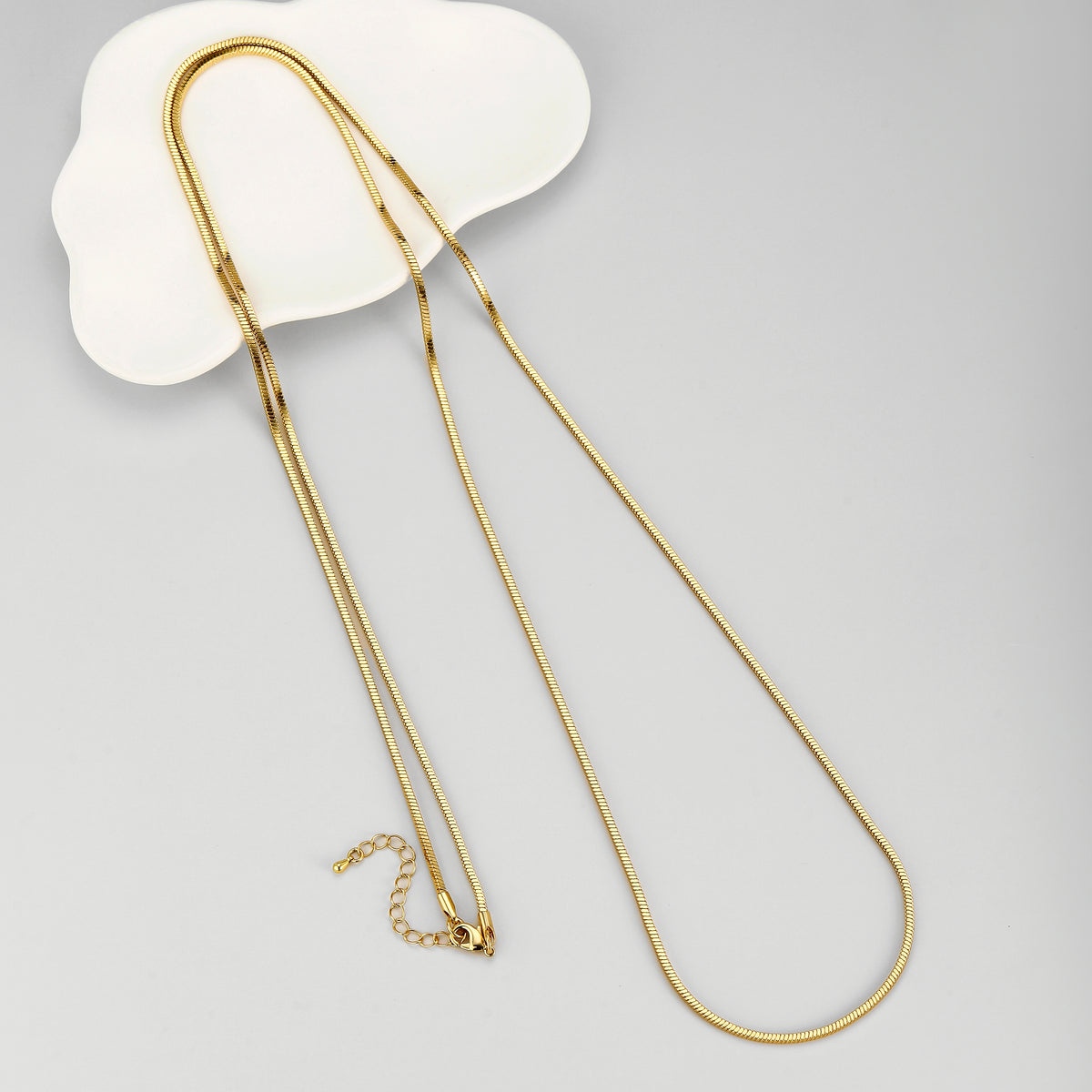 Long Snack Chain Necklace