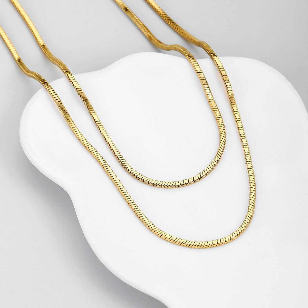 Long Snack Chain Necklace