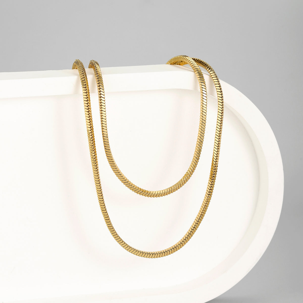 Long Snack Chain Necklace