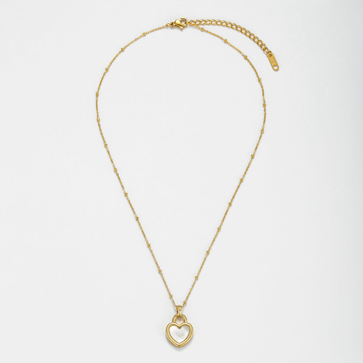 Reversible Heart Pendant Necklace