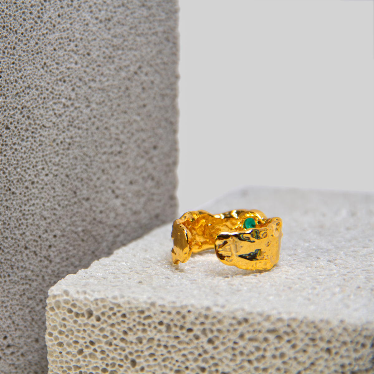 Green Zircon Ring