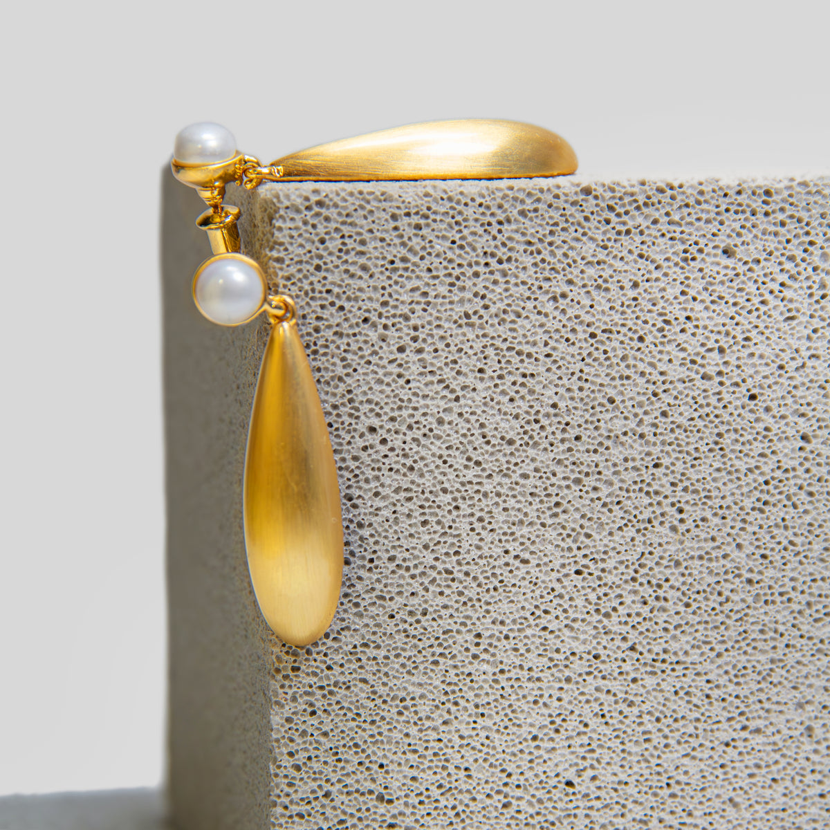 Elongated Teardrop Earrings