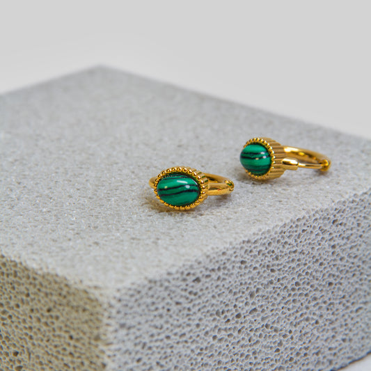 Malachite Earrings