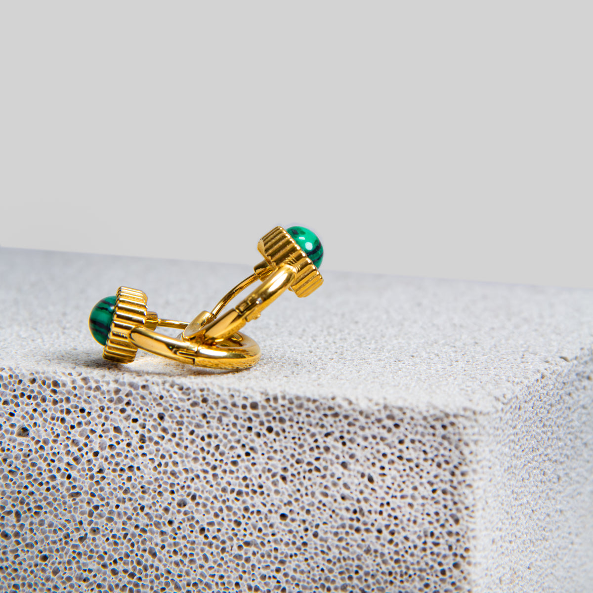 Malachite Earrings